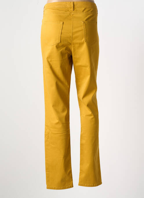 Pantalon droit jaune BETTY BARCLAY pour femme