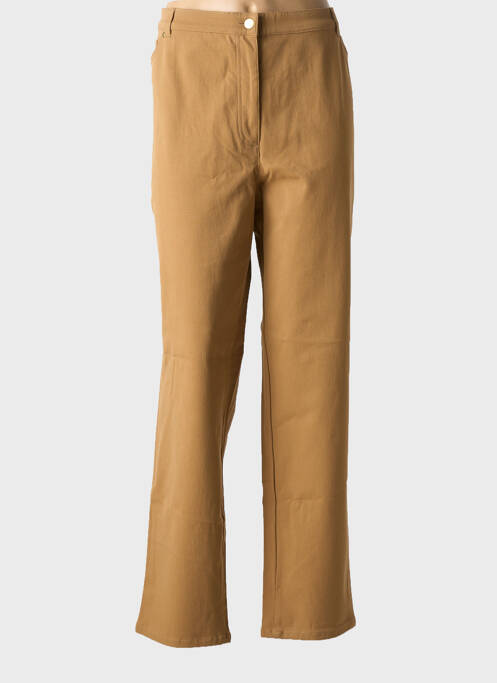 Pantalon droit marron GARDEUR pour femme