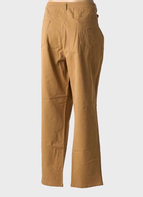 Pantalon droit marron GARDEUR pour femme