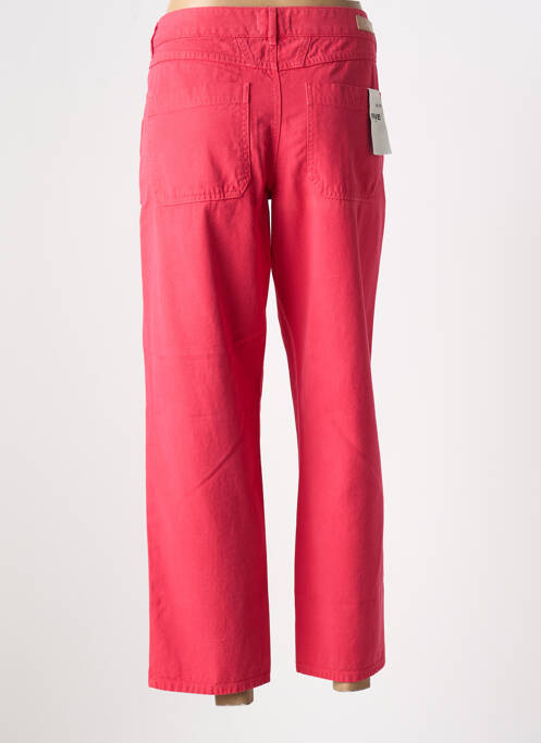 Pantalon droit rose FIVE pour femme