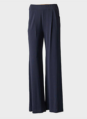 Pantalon droit stretch taille normale bleu LA FEE MARABOUTEE femme
