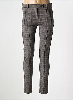 Pantalon slim stretch taille normale gris ZERRES femme