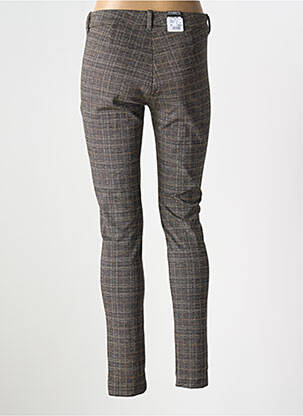 Pantalon slim stretch taille normale gris ZERRES femme
