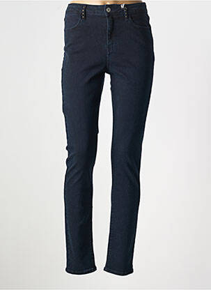Jeans coupe slim stretch taille normale bleu KANOPE femme