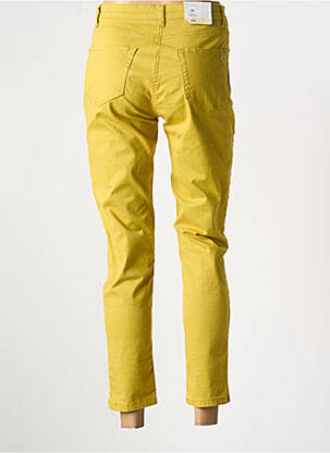 Pantalon 7/8 stretch taille normale jaune BETTY BARCLAY femme