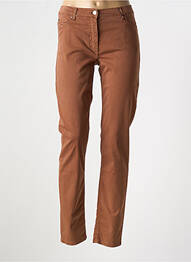 Pantalon droit stretch taille normale marron BETTY BARCLAY femme