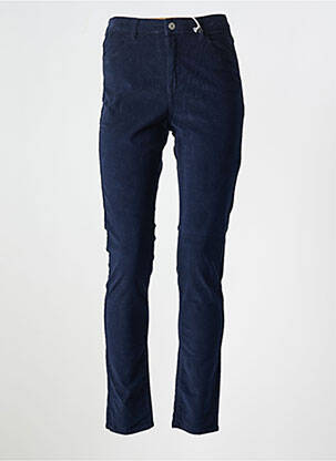 Pantalon slim stretch taille normale bleu KANOPE femme