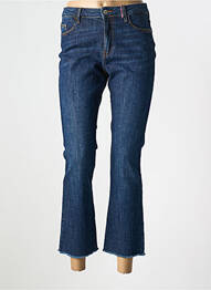Jean coupe flare stretch taille normale bleu KANOPE femme
