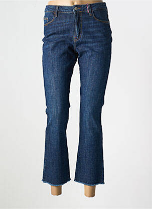 Jean coupe flare stretch taille normale bleu KANOPE femme