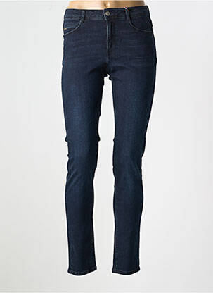Jeans coupe slim stretch taille normale bleu KANOPE femme