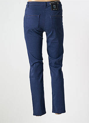 Pantalon slim tissage popeline taille normale bleu BETTY BARCLAY femme
