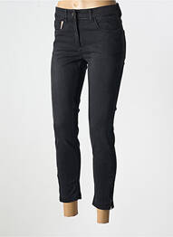 Jeans coupe slim stretch taille normale noir ZERRES femme