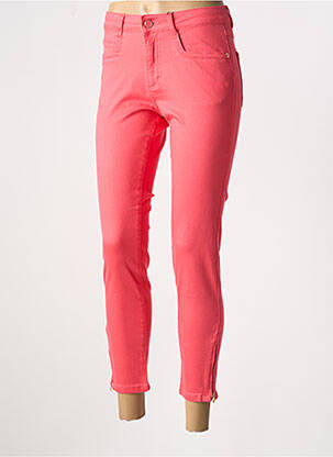 Jeans coupe slim stretch taille normale rose PARA MI femme