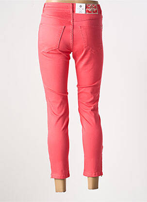 Jeans coupe slim stretch taille normale rose PARA MI femme