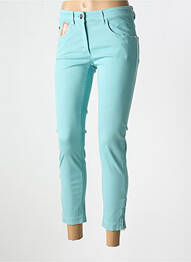 Jeans coupe slim stretch taille normale bleu ZERRES femme