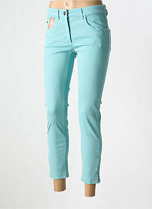 Jeans coupe slim stretch taille normale bleu ZERRES femme