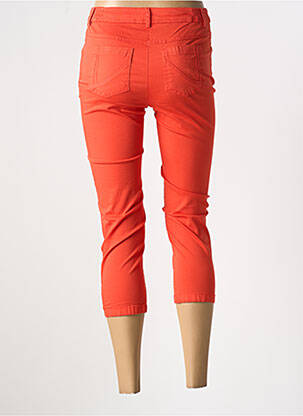 Pantacourt stretch taille normale orange AGATHE & LOUISE femme