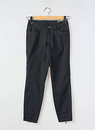 Pantalon slim tissage popeline taille normale noir STREET ONE femme