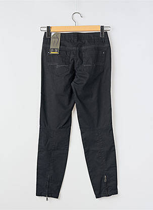 Pantalon slim tissage popeline taille normale noir STREET ONE femme