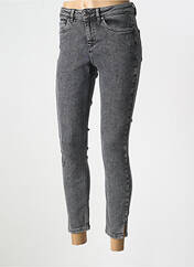 Jeans coupe slim gris OUI pour femme seconde vue
