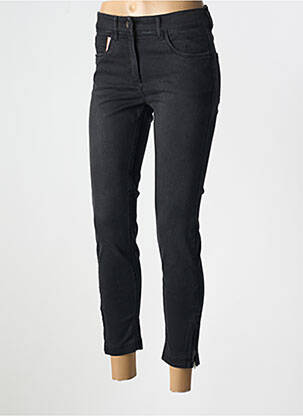 Jeans coupe slim noir ZERRES pour femme