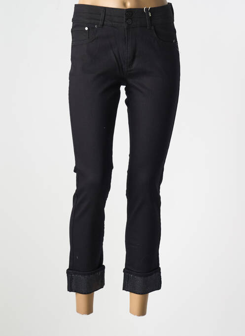 Jeans coupe slim noir S.OLIVER pour femme