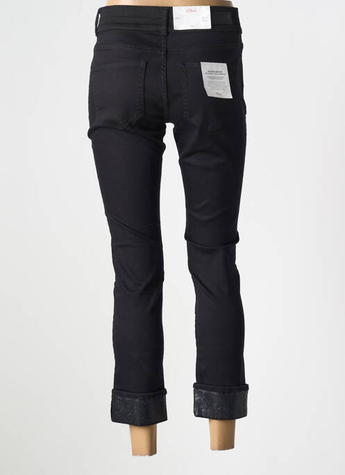 Jeans coupe slim noir S.OLIVER pour femme