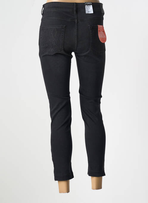 Jeans coupe slim noir ZERRES pour femme
