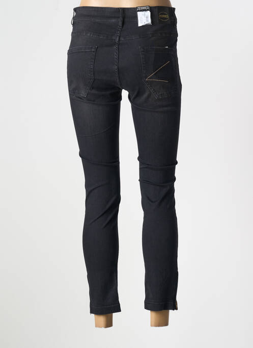 Jeans coupe slim noir ZERRES pour femme