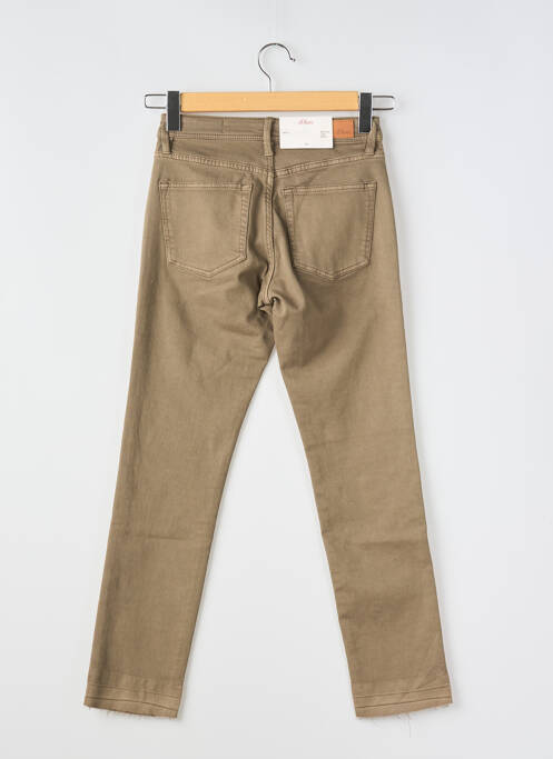 Jeans coupe slim vert S.OLIVER pour femme