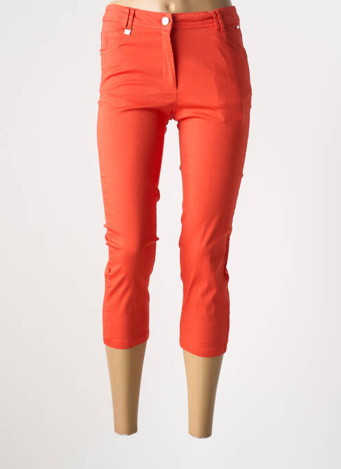 Pantacourt orange AGATHE & LOUISE pour femme