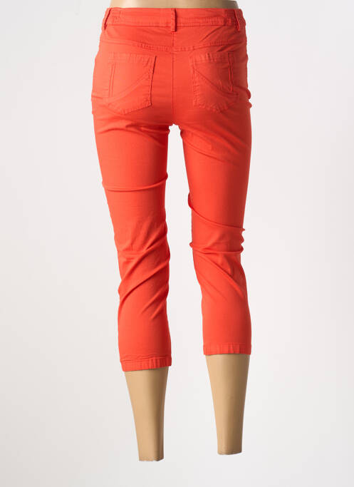Pantacourt orange AGATHE & LOUISE pour femme