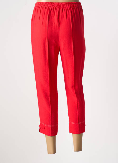 Pantalon 7/8 rouge GEVANA pour femme