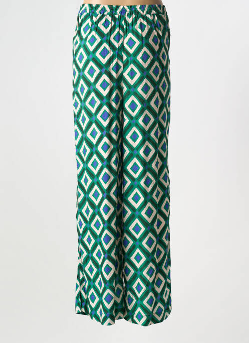 Pantalon droit vert KANOPE pour femme