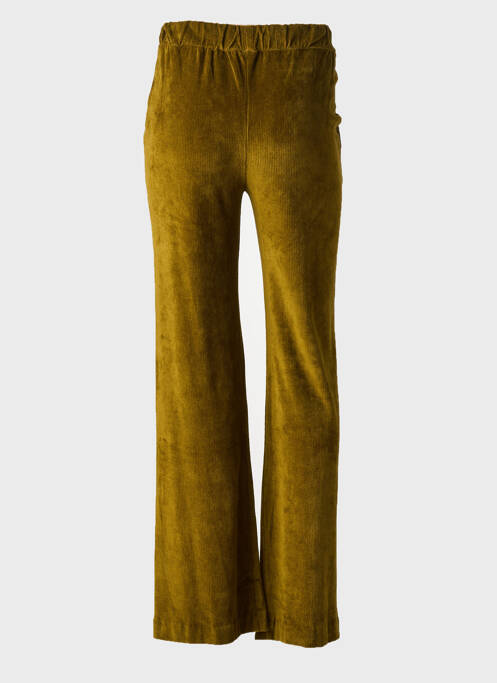 Pantalon droit vert MAJESTIC FILATURES pour femme