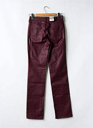 Pantalon droit stretch rouge KANOPE femme