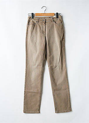 Jeans coupe slim stretch taille normale marron GERRY WEBER femme