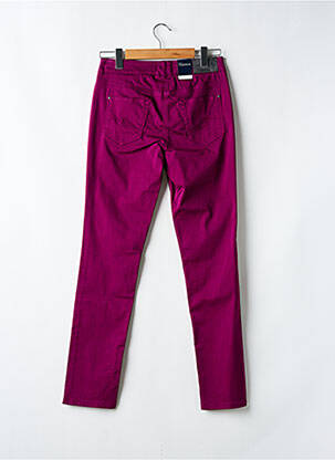 Pantalon slim tissage popeline taille normale violet ATELIER GARDEUR femme
