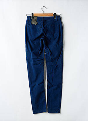 Pantalon slim tissage popeline taille normale bleu STREET ONE femme