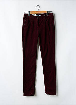 Pantalon slim stretch taille normale rouge ATELIER GARDEUR femme