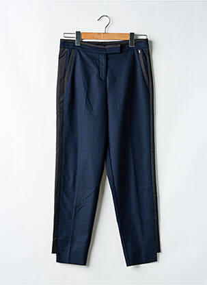 Pantalon chino broderie galons latéraux taille normale bleu COP COPINE femme