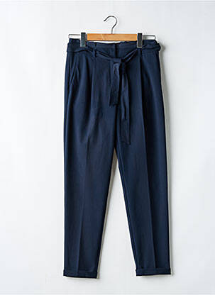 Pantalon droit coupe carotte taille haute bleu BETTY BARCLAY femme