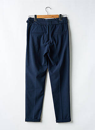 Pantalon droit coupe carotte taille haute bleu BETTY BARCLAY femme