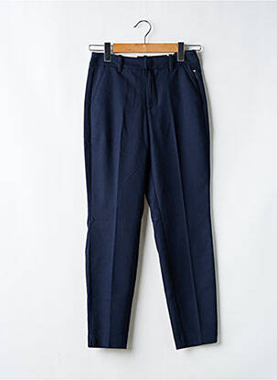 Pantalon droit tissage popeline taille normale bleu S.OLIVER femme