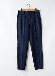 Pantalon droit tissage popeline taille normale bleu S.OLIVER femme