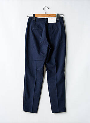 Pantalon droit tissage popeline taille normale bleu S.OLIVER femme