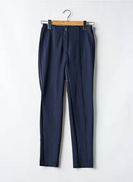 Pantalon slim tissage popeline taille haute bleu BETTY BARCLAY femme