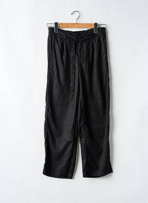 Pantalon droit tissage popeline taille normale noir STREET ONE femme
