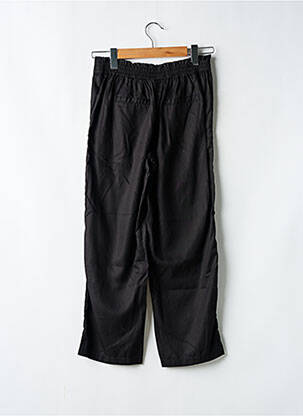 Pantalon droit tissage popeline taille normale noir STREET ONE femme