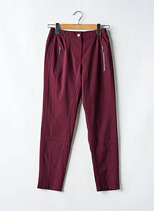 Pantalon slim taille élastique taille normale rouge BETTY BARCLAY femme